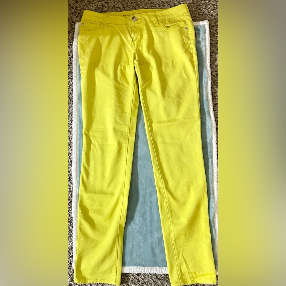 Celebrity Pink Skinny Jeans - Yellow Size 5
